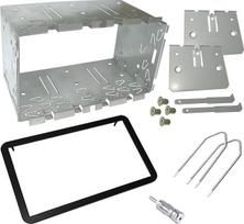 "Sound-way" 1 DIN / 2 DIN automobilinio radijo imtuvo rėmas su tvirtinimo paviršiumi, antenos adapteris, raktas, suderinamas su Alfa Romeo 159, Brera, Spider