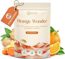 "Special Leaves Orange Wonder Tea", 75 g birios juodosios arbatos su apelsinų žievelėmis ir žiedais, aromatinga vaisinė arbata karštai arba šaltai, gaivi, vaisinė ir universali