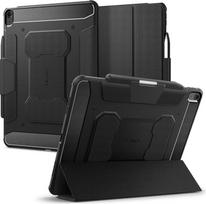 "Spigen Rugged Armor Pro" dėklas "iPad Air 13 8th M4 / 7th M3 / 6th Generation M2 (2026/25/24) Case with Pen Holder Auto Sleep/Wake Function Shockproof Protective Case with Vegan Suede Leather - Black