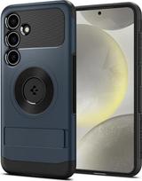"Spigen Slim Armor MagFit" dėklas "Samsung Galaxy S24", suderinamas su "MagSafe" priedais, metalinis šiferis