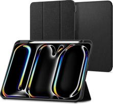 "Spigen Urban Fit" dėklas, suderinamas su "iPad Pro" 11 colių M5 (2025) / M4 (2024) Chip Case Minimalus dizainas Automatinio miego / pabudimo funkcija, pritaikyta rašikliui - Juodas