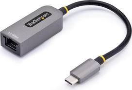 "StarTech.com" 2,5GbE USB C eterneto adapteris, USB-C į Lan-RJ45 tinklo adapteris, USB 3.0 Type-C 2.5 NIC, suderinamas su "Thunderbolt