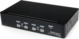 "StarTech.com" 4 prievadų profesionalus VGA USB KVM jungiklis su šakotuvu