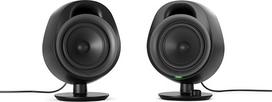 "SteelSeries Arena 3" - Viso diapazono 2.0 žaidimų garsiakalbis - patrauklus garsas - intuityvus valdymas - 4 colių garsiakalbis - laidinis arba "Bluetooth" - 3,5 mm pagalbinis prievadas - PC, "Mac", mobilieji įrenginiai, juodas