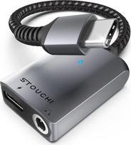 "Stouchi" USB C ausinių adapteris ir įkroviklis, C tipo USB ir 3,5 mm lizdo pagalbinis adapteris, Hi Res DAC, saugus 30 W greitasis įkrovimas, suderinamas su "iPhone 16/17 Pro/Max", "Samsung Galaxy S24 S23", "iPad Air/Pro", "Pixel