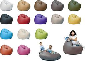 "Sunnypillow XL Bean Bag" su užpildu, 100 cm skersmens, "2-in-1" funkcija sėdėjimui ir gulėjimui lauke ir viduje vaikams ir suaugusiesiems, įvairių spalvų ir dydžių