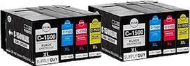 "Supply Guy" 8 spausdintuvų kasetės, suderinamos su "Canon PGI-1500XL", tinkančios "Canon Maxify" MB2000MB2050MB2100MB2150MB2155MB2300MB2350MB2700MB2750MB2755