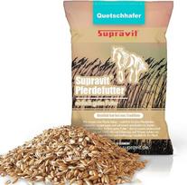 "Supravit" 20 kg avižų išspaustos, šviežios valcuotos avižos, energinis ir koncentruotas pašaras arkliams ir poniams, lengvai virškinamas ir gerai toleruojamas, valcuotas tik prieš pat išsiuntimą.