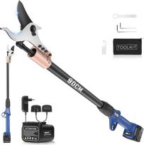 "SWANSOFT" akumuliatorinės žirklės SW-921 40 mm 25 V su 1050 W bešepetėliniu varikliu, 4 + 4 Ah akumuliatoriumi, skirtos sodininkystei ir žemės ūkiui (SW-921-0.9M)