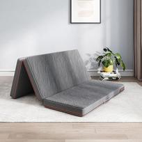 "Sweetnight Premium" sulankstomas čiužinys 135 x 190 x 10 cm | 3 dalių sulankstomas čiužinys su nuimamu užvalkalu | Vidutinio kietumo šaltųjų putų čiužinio aukštis 10 cm | Sulankstomas čiužinys svečiams Kelionių čiužinys