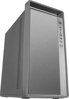 "Tacens Fortis II", "MicroATX" mini bokšto kompiuteris, priekinis tinklelis, užtikrinantis didelį oro srautą, 1 x tylus 120 mm FDB galinis ventiliatorius, kompaktiškas SPCC plieno korpusas, integruota nešiojimo rankena, juodos spalvos