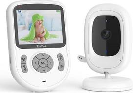 "TakTark" kūdikių monitorius su kamera, 2,8 colių 720P HD IPS kūdikių monitorius su 1000 pėdų nuotoliu, 20 valandų baterija, kūdikių monitorius su kamera be WiFi, VOX, dvipusis pokalbis, naktinis matymas, 3 x priartinimas,