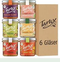 "Tartex Organic Hearty Bread Spread I Vegan Spread I Naujienų dėžutė I 6 stiklinės vertės pakuotėje I Skanu ant duonos arba kaip užpilas I 815 g