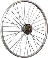 "Taylor-Wheels" 26 colių galinis ratas YAK19 / 6 greičių suvyniotas žiedas - sidabrinis