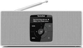 "TechniSat DIGITRADIO 2 S" nešiojamasis DAB stereo radijas su akumuliatoriumi (DAB+, FM, "Bluetooth" garso transliacija, OLED ekranas, ausinių lizdas, stereofoninis 2 W RMS) Balta/balta