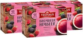 "Teehaus" gervuogių ir aviečių arbatos pakuotė 3 x 90 g