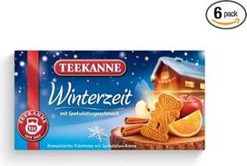 "Teekanne Winter Time" vaisių arbata su ypatingu skoniu 6 pakuotės (6 x 20 arbatos maišelių) 6 x 50 g