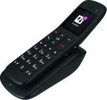 "Telekom Speedphone" 32 didelių mygtukų juodas 2 colių fiksuoto ryšio telefonas Belaidis DECT bazinis HD balsas