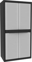 "Terry Jumbo Cab 2900 Qblack", erdvi 2 durų spinta, 3 vidinės reguliuojamos lentynos - 89,7 x 53,7 x 180 cm