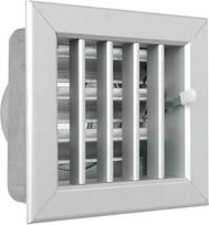 "The Ventilation" Gcsial1413100-y Įmontuojamos židinio grotelės iš aliuminio 140 x 130 mm