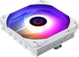 "Thermalright AXP120-X67 WHITE ARGB" žemo profilio CPU oro aušintuvas su dešiniu 120 mm TL-C12015W-S PWM ventiliatoriumi 6 šiluminiais vamzdeliais 67 mm aukščio, skirtas AMD AM4/Intel LGA 1700/1150/1151/1155/1156/1200/201 1/206 6 US