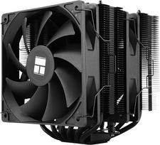 "Thermalright Peerless Assassin 120 SE" juodas CPU aušintuvas, 6 šiluminiai vamzdeliai, AGHP technologija, du 120 mm PWM ventiliatoriai, 1550 aps/min greitis, skirtas AM4/AM5 ir "Intel 1700/1851/115X/1200", kompiuterių CPU aušinimas