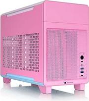 "Thermaltake TR100 Bubble Pink", mini-ITX SFF korpusas, 18,4 l, dviejų kamerų dizainas, PCIe 4.0 pakopos, 280 mm AIO palaikymas, tylus oro srauto surinkimas