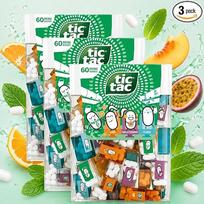 "Tic Tac" 3 x 228 g mėtų mišinio mini dėžutės - vakarėlių dėžutė renginiams, dovanoms ir kelionėms & HLKaufBlock