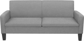 "Tidyard" 2 sėdimų vietų medžiaginė sofa, 2 minkštasuoliai, šviesiai pilka / tamsiai pilka / geltona pasirinktinai Š180 cm x D65 cm x H76 cm