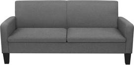 "Tidyard" 2 sėdimų vietų medžiaginė sofa, 2 minkštasuoliai, šviesiai pilka / tamsiai pilka / geltona pasirinktinai Š180 cm x D65 cm x H76 cm