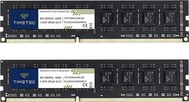 "Timetec Premium" 16GB KIT (2x8GB) DDR3L/DDR3 1600MHz PC3L-12800/PC3-12800 Non-ECC Unbuffered 1.35V/1.5V CL11 2Rx8 Dual Rank 240 Pin UDIMM stalinių kompiuterių atminties modulių atnaujinimas