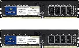 "Timetec Premium" 16GB rinkinys (2x8GB) DDR4 2400 MHz PC4-19200 Non-ECC Unbuffered 1.2V CL17 1Rx8 Single Rank 288 Pin UDIMM stalinių kompiuterių atminties modulių atnaujinimas