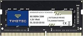 "Timetec" 8GB DDR4 3200MHz (arba 2933MHz, arba 2666MHz) PC4-25600 Non-ECC Unbuffered 1.2V CL22 1Rx8 Single Rank 260 Pin SODIMM atminties atnaujinimas, skirtas nešiojamiesiems ir nešiojamiesiems kompiuteriams