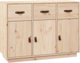 "Tomostar Sideboard" Virtuvės spinta "Sideboard" Maža saugojimo spintelė Gyvenamasis kambarys 100x40x75cm Pušies masyvo mediena