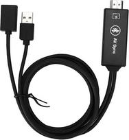 "Tonysa" mobiliojo telefono ir televizoriaus kabelis 1080P USB/Type-C į HDMI adapterį Veidrodinis telefono ekranas į televizorių/projektorių/prietaiso kabelį Telefono ekrano veidrodinis kabelis su "Bluetooth