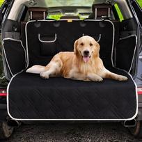 "Toozey SUV Cargo Liner for Dogs XL", neperšlampamas šuns batų sėdynės užvalkalas galiniam krovinių skyriui, visureigio, mikroautobuso ir sunkvežimio bagažinės užvalkalas, juodas