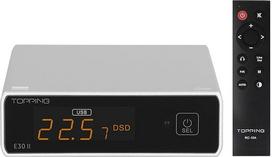 "Topping E30 II lite DAC Preamp" - AK4493S Hi-Res XMOS XU208 DAC 32bit/768kHz DSD512 DSD tiesioginis režimas USB/Coax/Optiniai įėjimai RCA HiFi stereofoninis skaitmeninis garso dekoderis