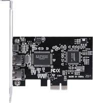 "Tosuny" PCI-E valdiklio kortelė Didelės spartos PCI Express FireWire 1394a IEEE 1394 valdiklio kortelė PCIe FireWire adapteris su "Firewire" kabeliu Palaiko "Hot Swap", "Plug and Play