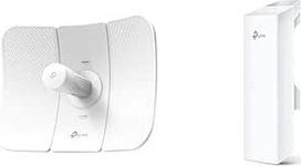 "TP-Link Pharos" serijos CPE710 lauko WLAN prieigos taškas baltas ir "Pharos" serijos CPE510 lauko WLAN prieigos taškas (profesionaliems naudotojams, 300Mbps 5 GHz dažniu) baltas