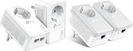 "TP-Link" TL-PA7027P KIT "Powerline" tinklo adapterio baltos spalvos ir "Powerline" adapterio komplektas TL-PA4010P KIT (600Mbit/s, su lizdu, Fast Ethernet LAN)