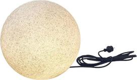 "Trango", IP65 LED granito išvaizdos sodo rutulys, įskaitant 1 x E27 4 W - 7 W šviesos diodą ir 5 m lauko kabelį, rutulinė lempa, lauko šviestuvas