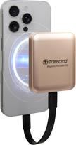"Transcend" nešiojamasis SSD diskas ESD420G 4TB (suderinamas su "iPhone MagSafe") 20Gb/s iki 2000MB/s 4K auksinis - TS4TESD420G