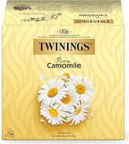"Twinings" ramunėlių arbata "Pure Camomile" - švelni ramunėlių žolelių arbata maišeliuose Raminanti ir raminanti, kruopščiai atrinktų ramunėlių žiedų (50 arbatos maišelių, 50 g)