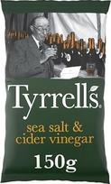 "Tyrrells" jūros druskos ir obuolių sidro acto dalijimosi traškučiai 150g