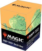 "Ultra Pro" - "Magic: The Gathering Commander Masters" 100+ kortų kaladės dėžutė - "Omnath, Locus of Mana" piešinys - saugiai laikykite, apsaugokite ir saugokite iki 100 kortų su dvigubomis įmautėmis