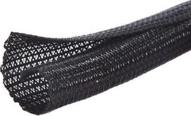 "Unifizz Cable Protector" 1/2"-10ft juodas polietileno vamzdelis kabelių apsaugai, idealiai tinkantis kabelių organizatoriaus laidų valdymui