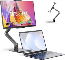 "UPERFECT" nešiojamasis monitorius 15,6 colių 125 % sRGB nešiojamasis monitorius su sulankstomu stovu, 2000:1 kontrasto HDR "EyeCare" FHD matinis itin plonas antrasis ekranas nešiojamajam kompiuteriui / kompiuteriui / išmaniajam telefonui / žaidimų konsol