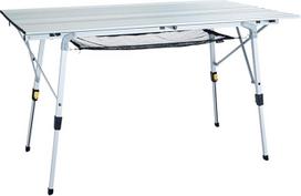 "Uquip Variety XL", be galo kintamas, kartu sukomplektuotas tvirtas aliuminio 120x70 cm mažas sulankstomas stovyklavimo stalas