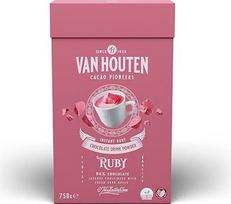 "Van Houten Ruby Ground" maltas šokoladas gėrimams su intensyviomis vaisių natomis ir gaivia rūgštimi - unikali skonio patirtis