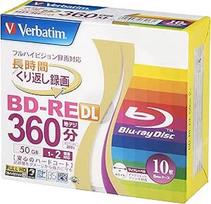 "Verbatim Blu-ray BD-RE DL RW" pakartotinai įrašomas 50GB 2x greičio rašaliniu spausdintuvu spausdinamas perrašomas formatas Ver. 2.1 (Japonijos importas) - 10 diskų ploname "Jewel Case" dėkle (užplombuota pakuotė). PAGAMINTA JAPONIJOJE